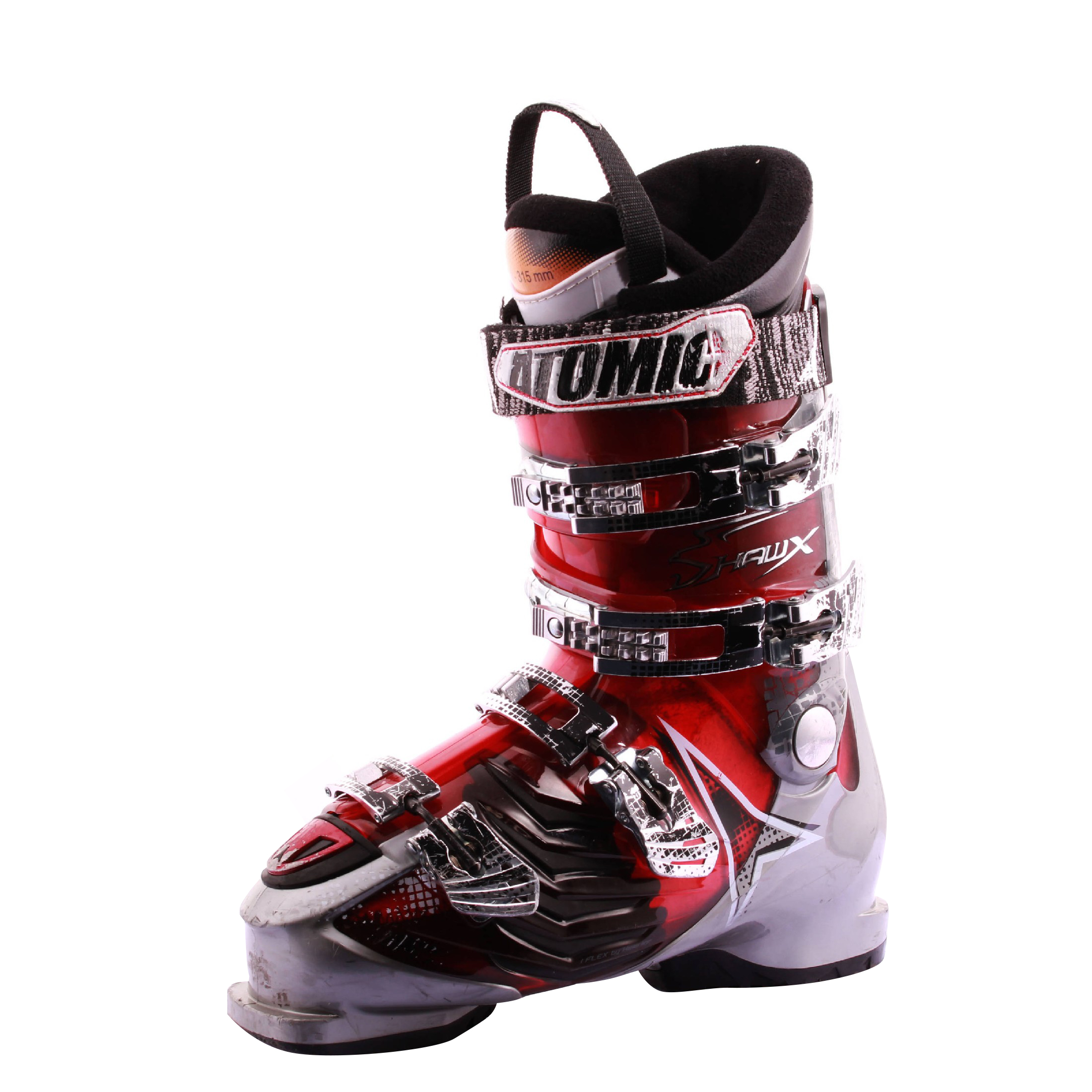 Atomic Hawx Plus 2011/2012 silver/red trans.... 30 cm