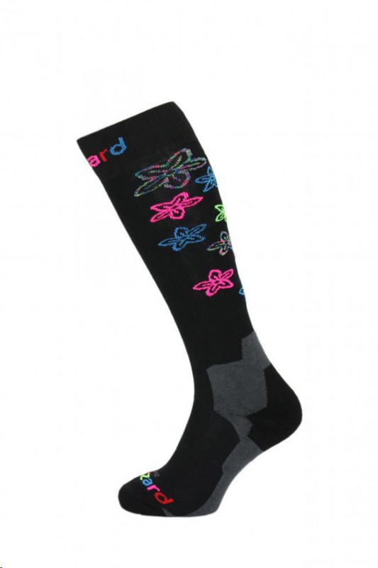 Blizzard Viva Flowers Ski Socks JR 27-29